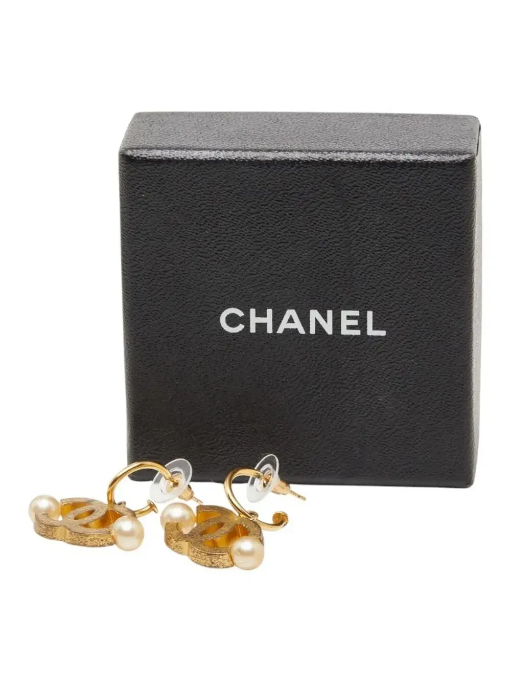 Chanel Cc Logo Earrings Metal Gold-Tone #287913C54B